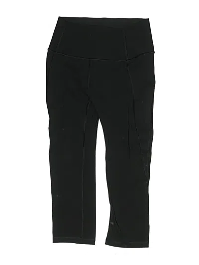 Pre-owned Gap Fit Kids' Active Pants In Black