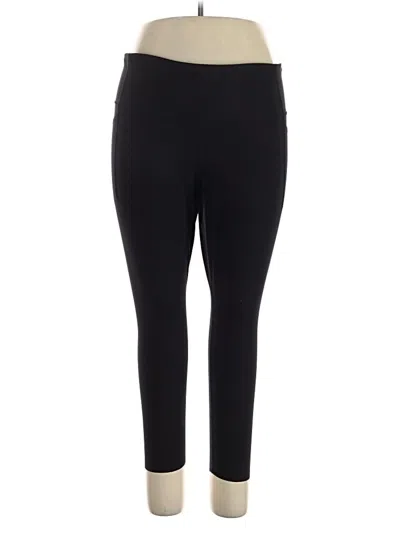Pre-owned Gap Fit Active Pants In Black