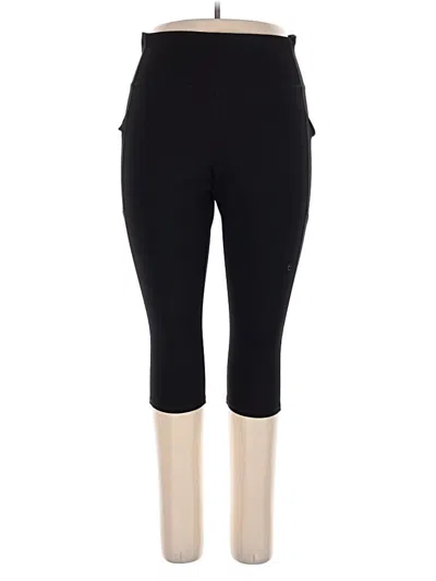 Pre-owned Gap Fit Active Pants In Black