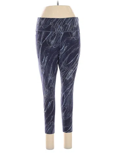 Pre-owned Gap Fit Active Pants In Blue