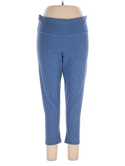 Pre-owned Gap Fit Active Pants In Blue