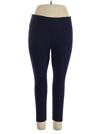 Pre-owned Gap Fit Active Pants In Blue