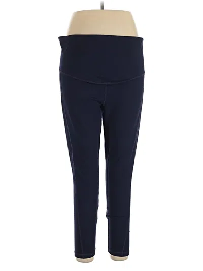 Pre-owned Gap Fit Active Pants In Blue