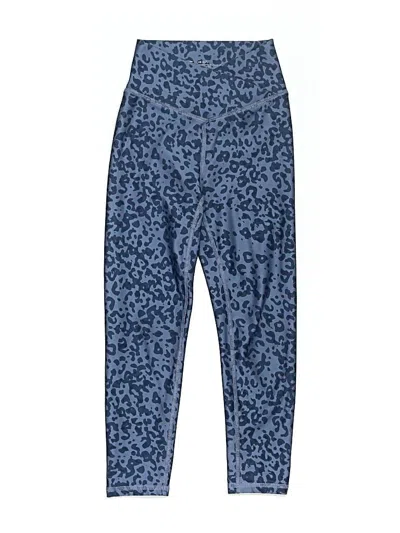 Pre-owned Gap Fit Kids' Active Pants In Blue