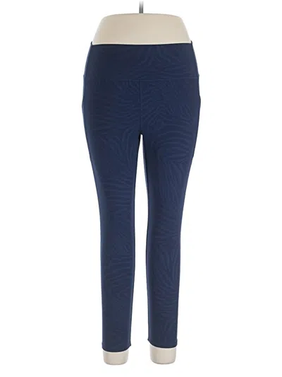 Pre-owned Gap Fit Active Pants In Blue