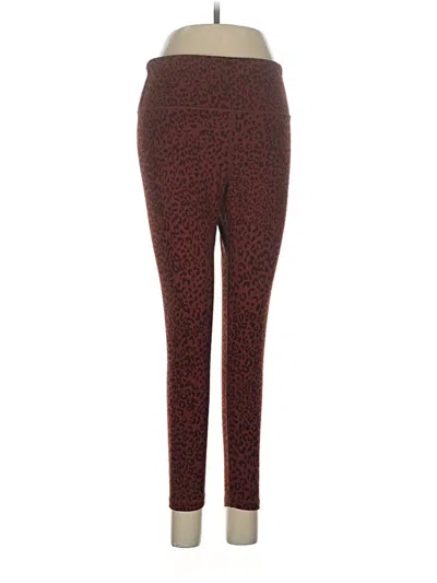 Pre-owned Gap Fit Active Pants In Brown