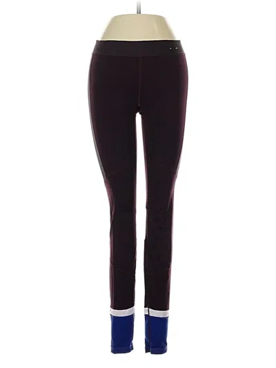 Pre-owned Gap Fit Active Pants In Burgundy