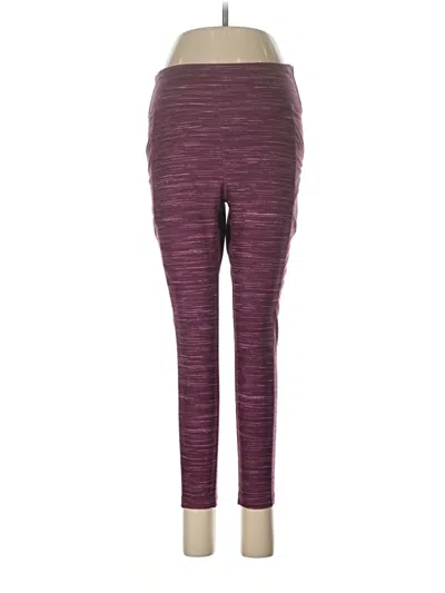 Pre-owned Gap Fit Active Pants In Burgundy