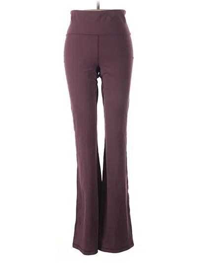 Pre-owned Gap Fit Active Pants In Burgundy