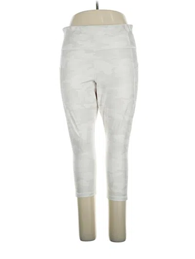 Pre-owned Gap Fit Active Pants In Ivory