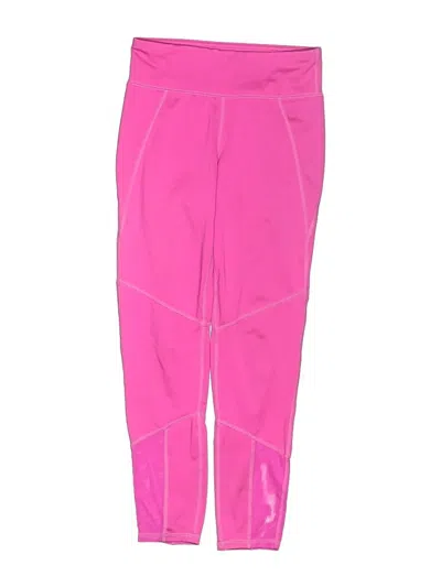 Pre-owned Gap Fit Kids' Active Pants In Pink