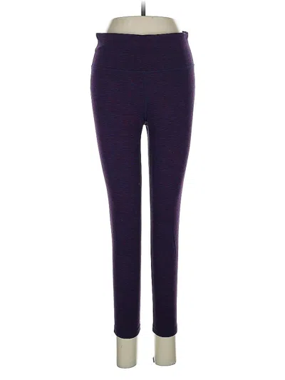 Pre-owned Gap Fit Active Pants In Purple