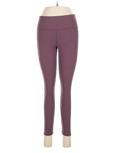 Pre-owned Gap Fit Active Pants In Purple