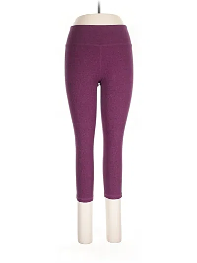Pre-owned Gap Fit Active Pants In Purple