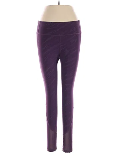 Pre-owned Gap Fit Active Pants In Purple