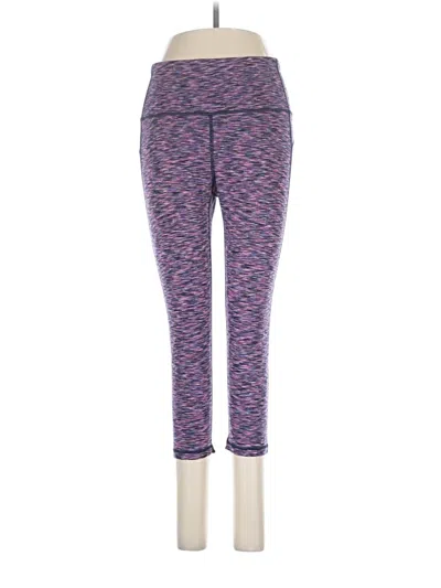 Pre-owned Gap Fit Active Pants In Purple