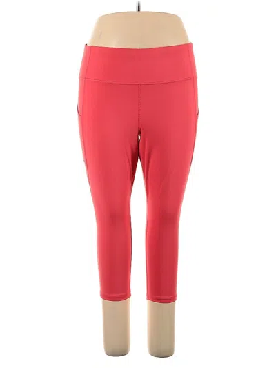Pre-owned Gap Fit Active Pants In Red