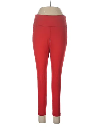 Pre-owned Gap Fit Active Pants In Red