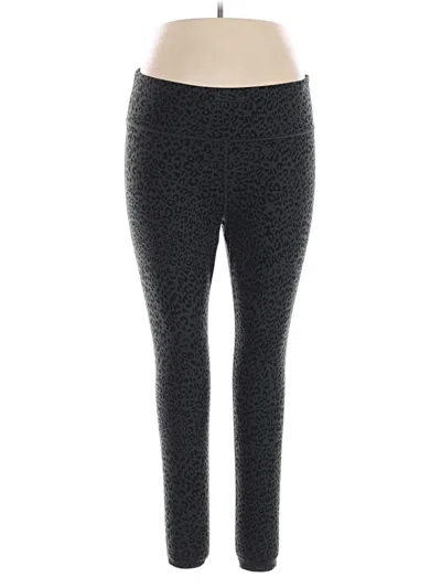 Pre-owned Gap Fit Active Pants In Silver