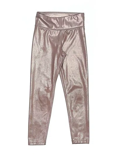 Pre-owned Gap Fit Kids' Active Pants In Silver