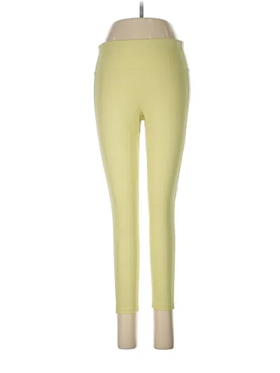 Pre-owned Gap Fit Active Pants In Yellow