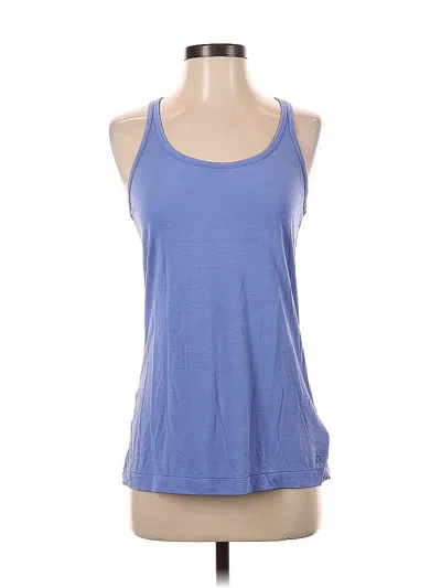 Pre-owned Gap Fit Active Tank Top In Blue