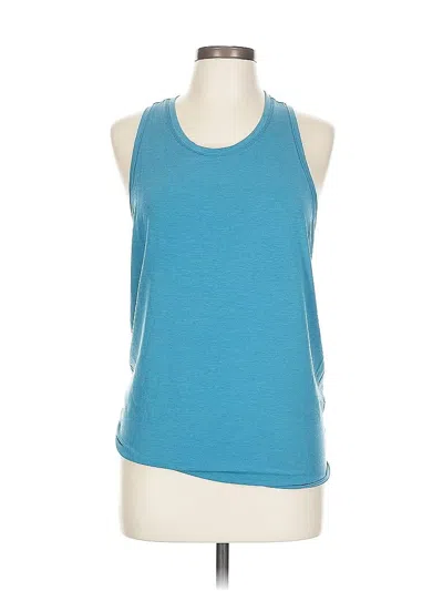 Pre-owned Gap Fit Active Tank Top In Blue