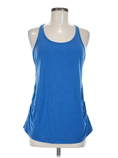 Pre-owned Gap Fit Active Tank Top In Blue