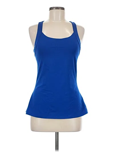 Pre-owned Gap Fit Active Tank Top In Blue