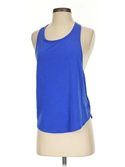 Pre-owned Gap Fit Active Tank Top In Blue