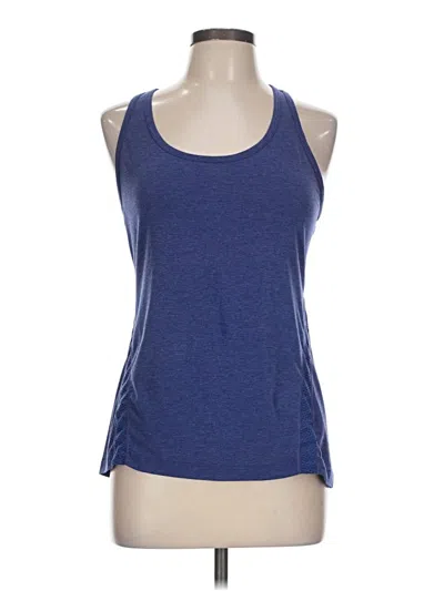 Pre-owned Gap Fit Active Tank Top In Blue