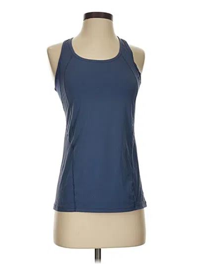 Pre-owned Gap Fit Active Tank Top In Blue