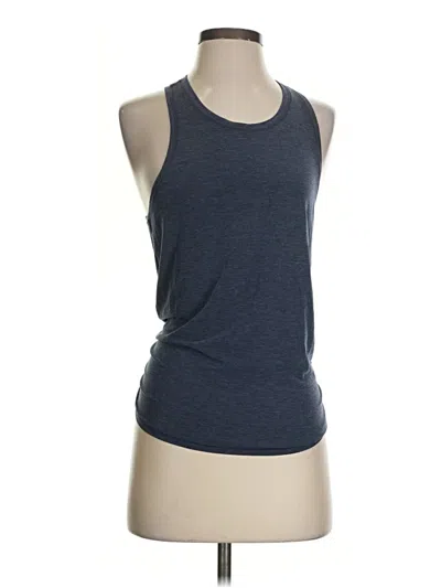 Pre-owned Gap Fit Active Tank Top In Blue