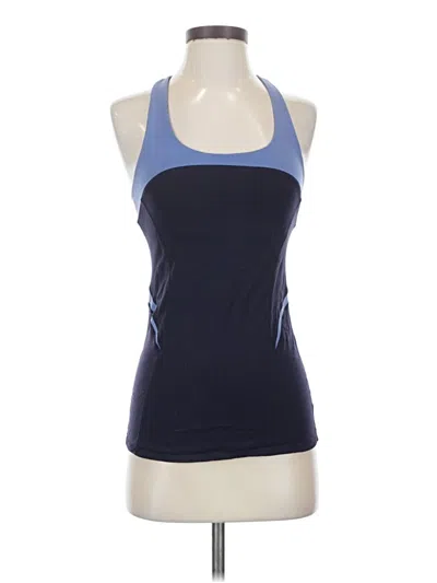 Pre-owned Gap Fit Active Tank Top In Blue