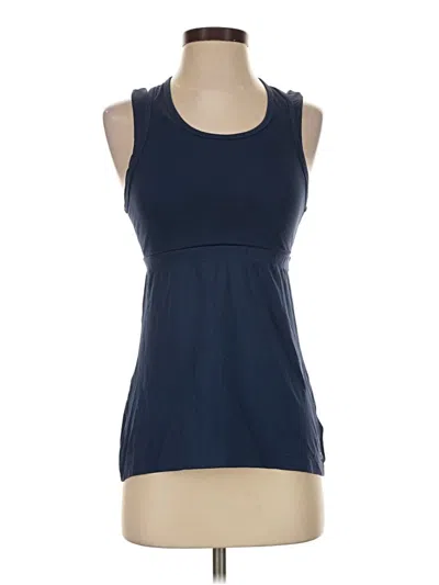 Pre-owned Gap Fit Active Tank Top In Blue