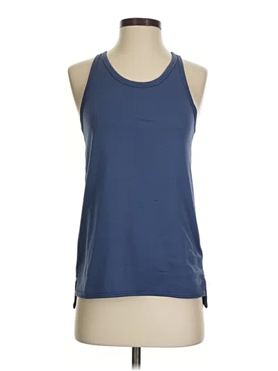 Pre-owned Gap Fit Active Tank Top In Blue