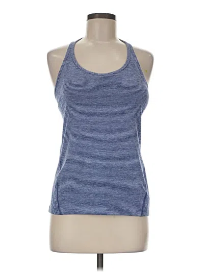 Pre-owned Gap Fit Active Tank Top In Blue