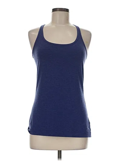 Pre-owned Gap Fit Active Tank Top In Blue