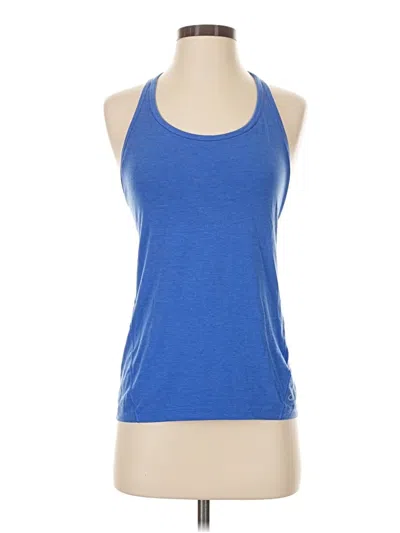 Pre-owned Gap Fit Active Tank Top In Blue