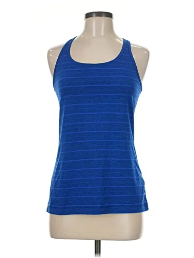 Pre-owned Gap Fit Active Tank Top In Blue