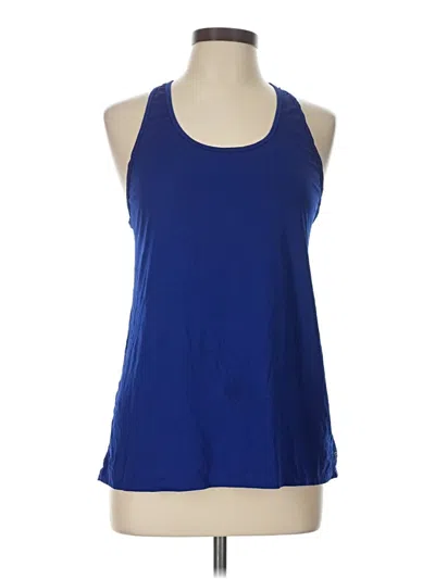 Pre-owned Gap Fit Active Tank Top In Blue