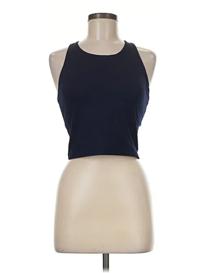 Pre-owned Gap Fit Active Tank Top In Blue