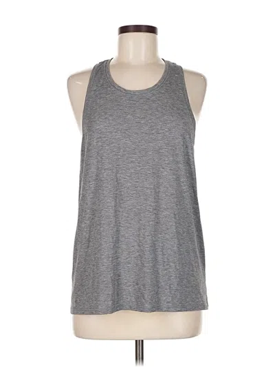Pre-owned Gap Fit Active Tank Top In Gray