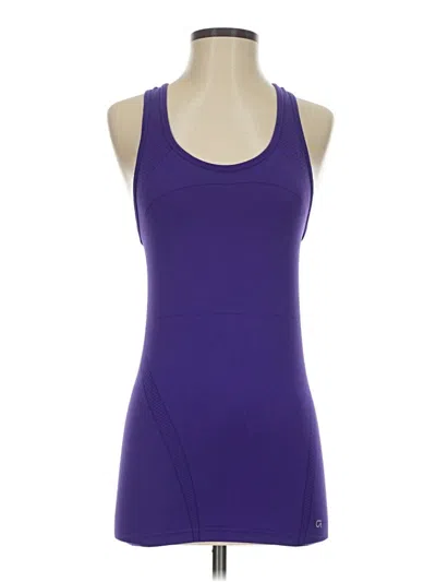 Pre-owned Gap Fit Active Tank Top In Purple