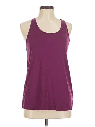 Pre-owned Gap Fit Active Tank Top In Purple