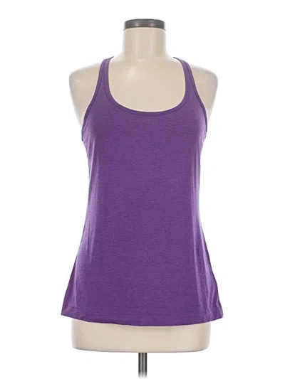 Pre-owned Gap Fit Active Tank Top In Purple