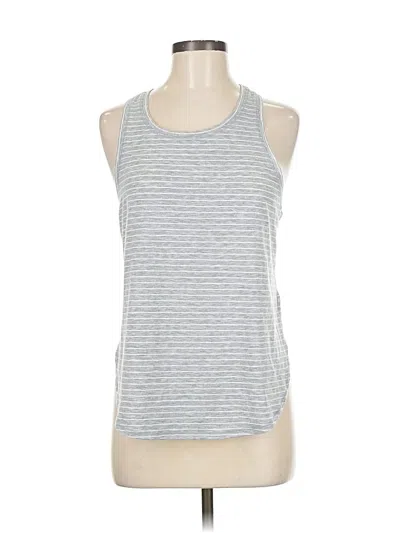 Pre-owned Gap Fit Active Tank Top In Silver