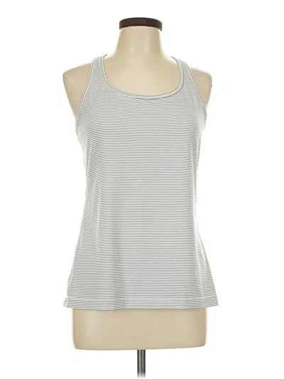 Pre-owned Gap Fit Active Tank Top In Silver