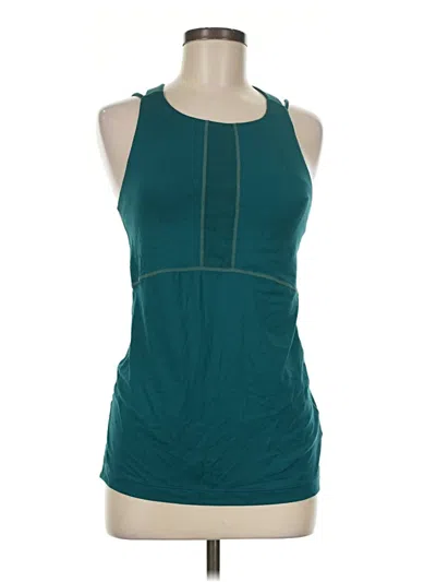 Pre-owned Gap Fit Active Tank Top In Teal