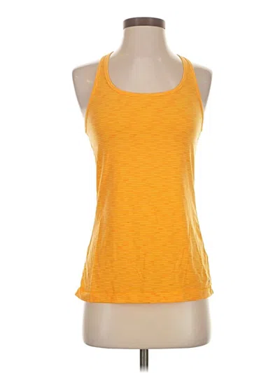 Pre-owned Gap Fit Active Tank Top In Yellow